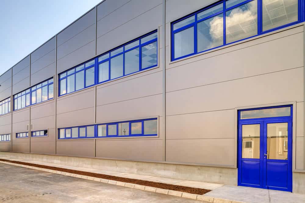 Commercial building siding