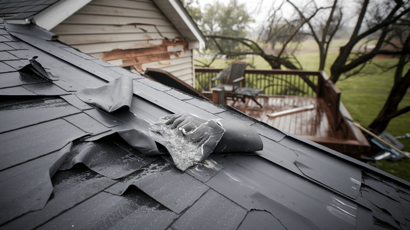 Roof hail damage effects